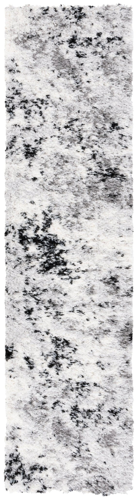 Safavieh Lindsay Shag Lns556G Grey/Black Ivory Rug - Safavieh - lns556g - 4