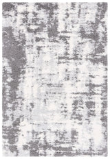 Safavieh Lindsay Shag 4'-0" x 6'-0" Rug in Dark Grey / Grey