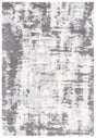 Safavieh Lindsay Shag 4'-0" x 6'-0" Rug in Dark Grey / Grey