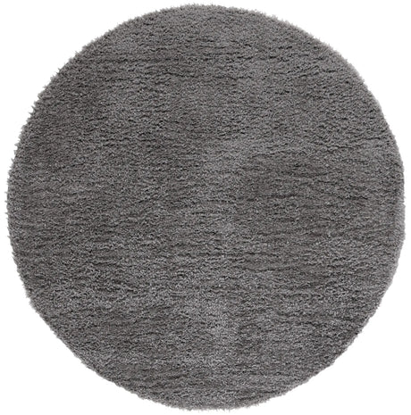 Safavieh Lindsay Shag 6'-7" x 6'-7" Rug in Dark Grey