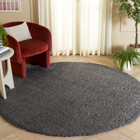 Safavieh Lindsay Shag Lns560G Dark Grey Rug - Safavieh - lns560g - 7r