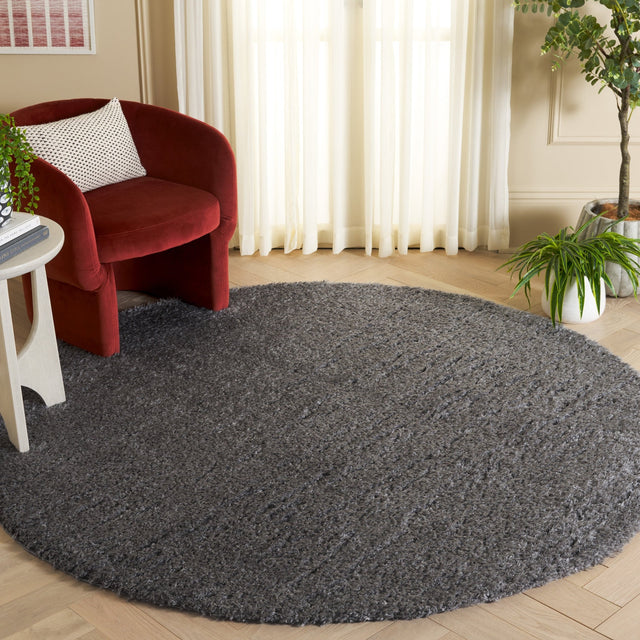 Safavieh Lindsay Shag Lns560G Dark Grey Rug - Safavieh - lns560g - 7r