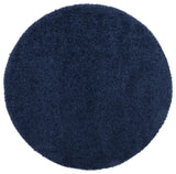 Safavieh Lindsay Shag 6'-7" x 6'-7" Rug in Navy