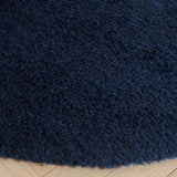Safavieh Lindsay Shag 6'-7" x 6'-7" Rug in Navy