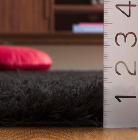 Safavieh Lindsay Shag Lns560Z Black Rug - Safavieh - lns560z - 7r