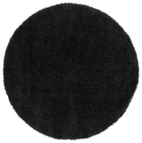 Safavieh Lindsay Shag 6'-7" x 6'-7" Rug in Black