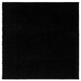 Safavieh Lindsay Shag 6'-7" x 6'-7" Rug in Black