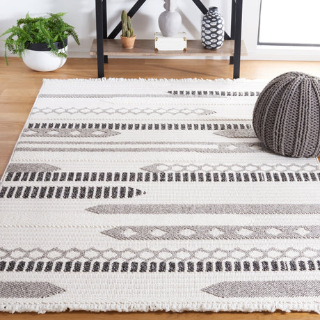 Safavieh Lotus Lot107A Ivory/Dark Grey Rug - Safavieh - lot107a - 4