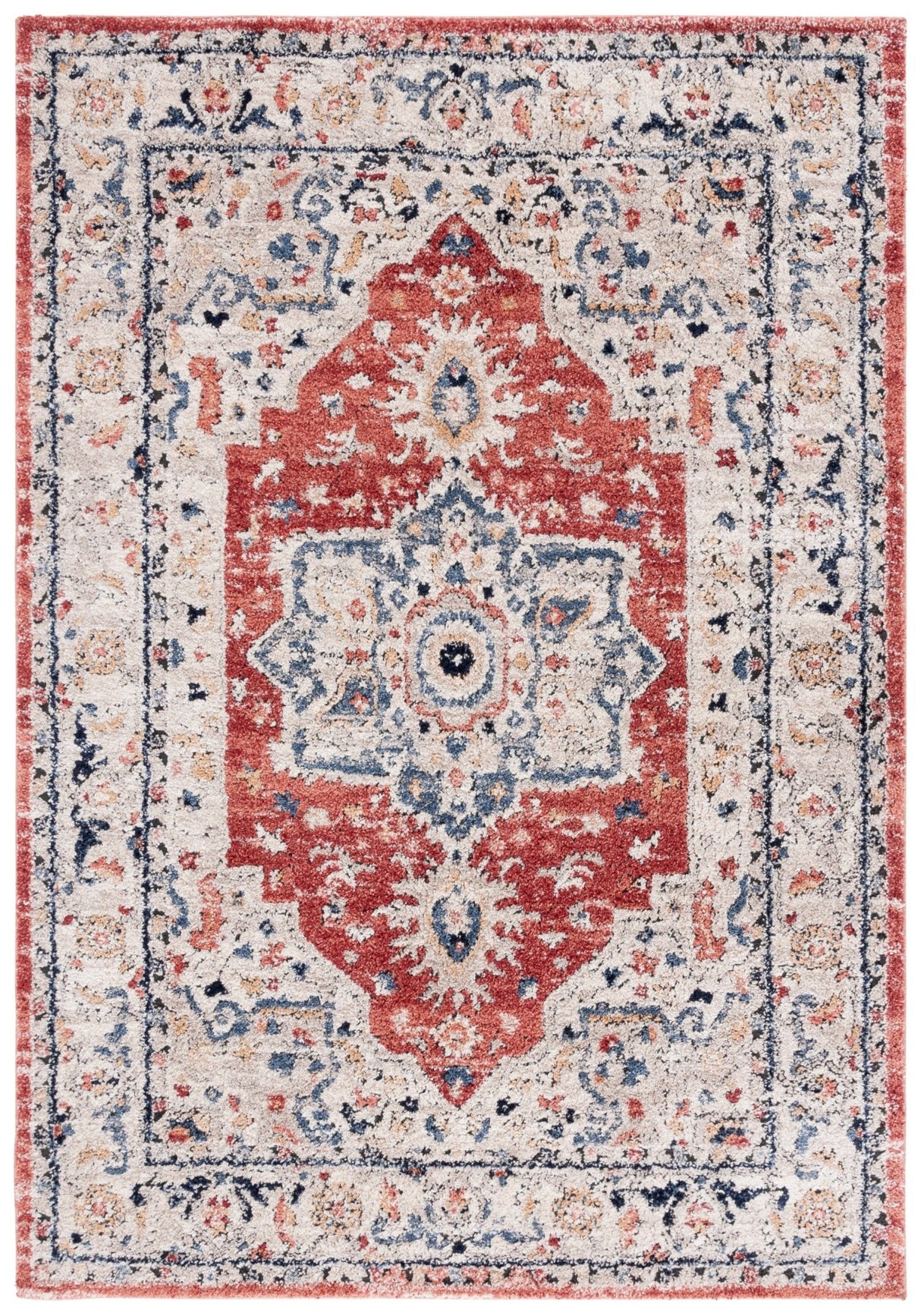 Safavieh Luna Lun110A Beige/Rust Blue Rug - Safavieh - lun110a - 4