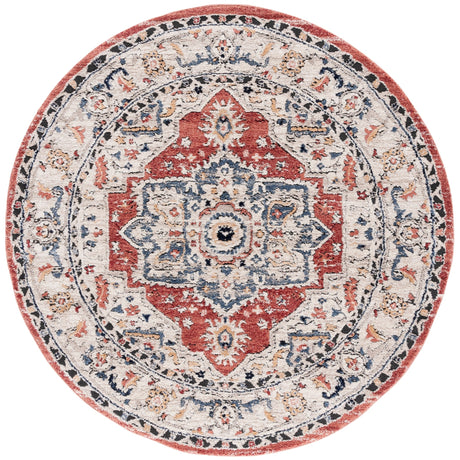 Safavieh Luna Lun110A Beige/Rust Blue Rug - Safavieh - lun110a - 7r