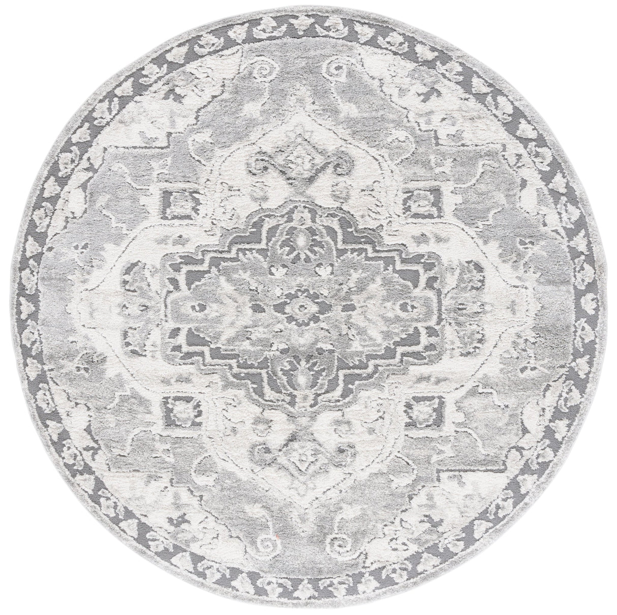 Safavieh Luna Lun111F Grey/Ivory Rug - Safavieh - lun111f - 7r