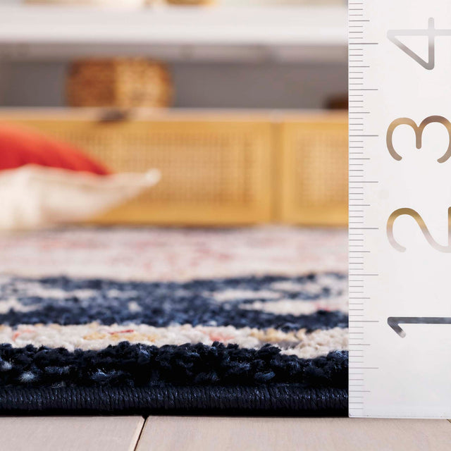 Safavieh Luna Lun111N Navy/Beige Rust Rug - Safavieh - lun111n - 7r