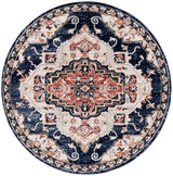 Safavieh Luna Lun111N Navy/Beige Rust Rug - Safavieh - lun111n - 7r