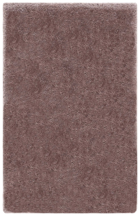Safavieh Luxe Shag 4'-0" x 6'-0" Rug in Brown