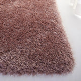 Safavieh Luxe Shag 4'-0" x 6'-0" Rug in Brown
