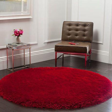 Safavieh Luxe Shag Sgx160E Red Rugs - Safavieh - sgx160e - 28