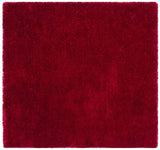 Safavieh Luxe Shag Sgx160E Red Rugs - Safavieh - sgx160e - 6sq