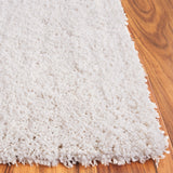 Safavieh Luxe Shag Sgx800A White Rug - Safavieh - sgx800a - 6r