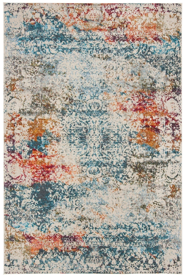 Safavieh Luxor Lux308A Ivory/Blue Rug - Safavieh - lux308a - 3