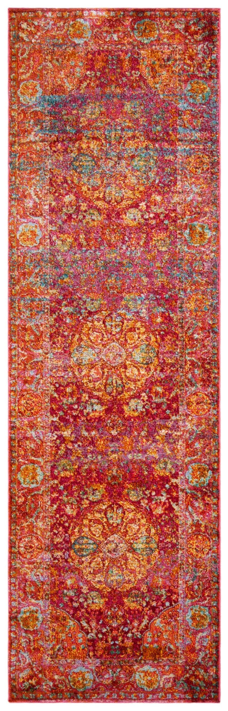 Safavieh Luxor Lux318R Fuchsia/Gold Rug - Safavieh - lux318r - 27