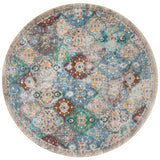 Safavieh Luxor Lux329A Ivory/Turquoise Rug - Safavieh - lux329a - 7r