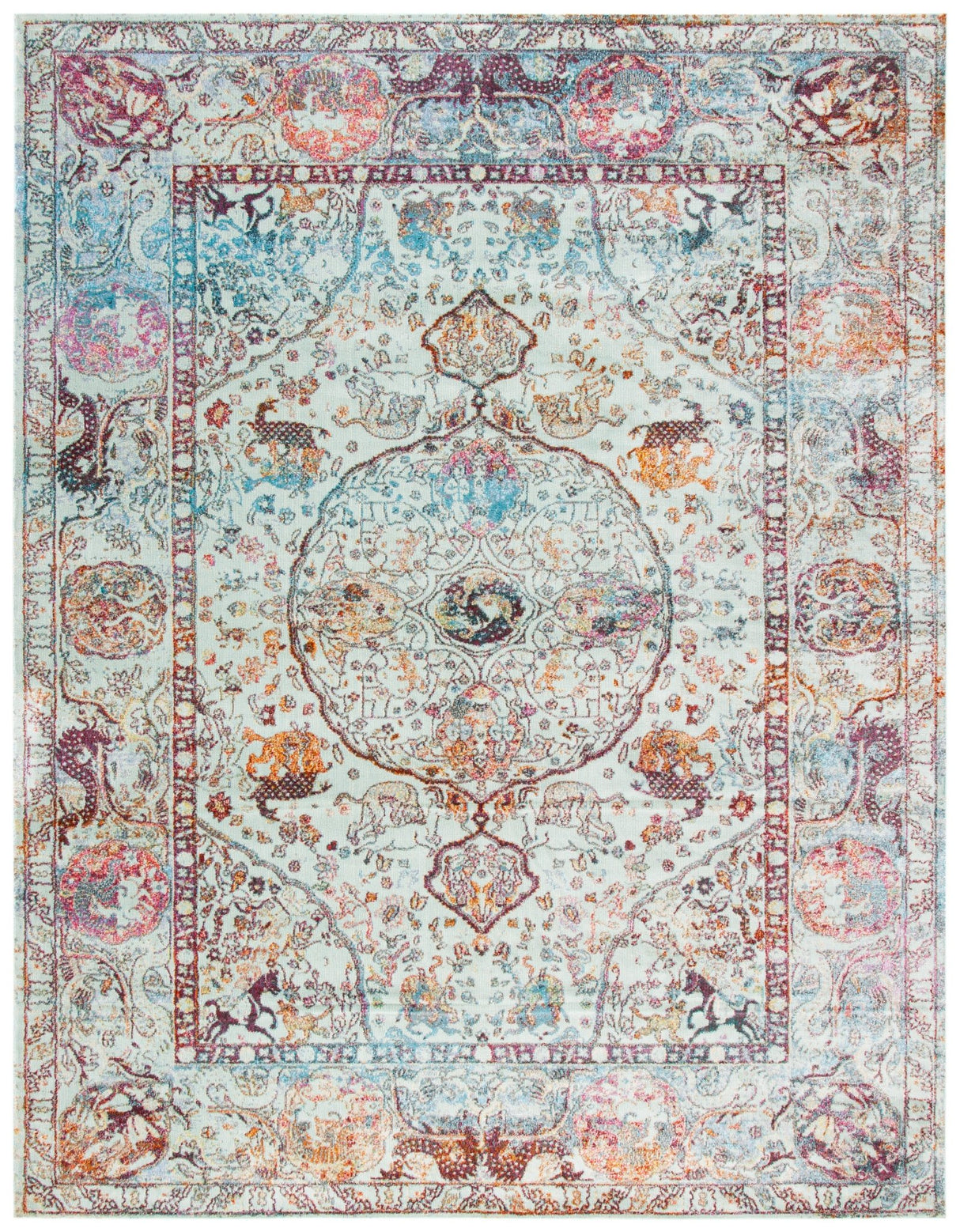 Safavieh Luxor Lux330K Turquoise/Aqua Rug - Safavieh - lux330k - 7r