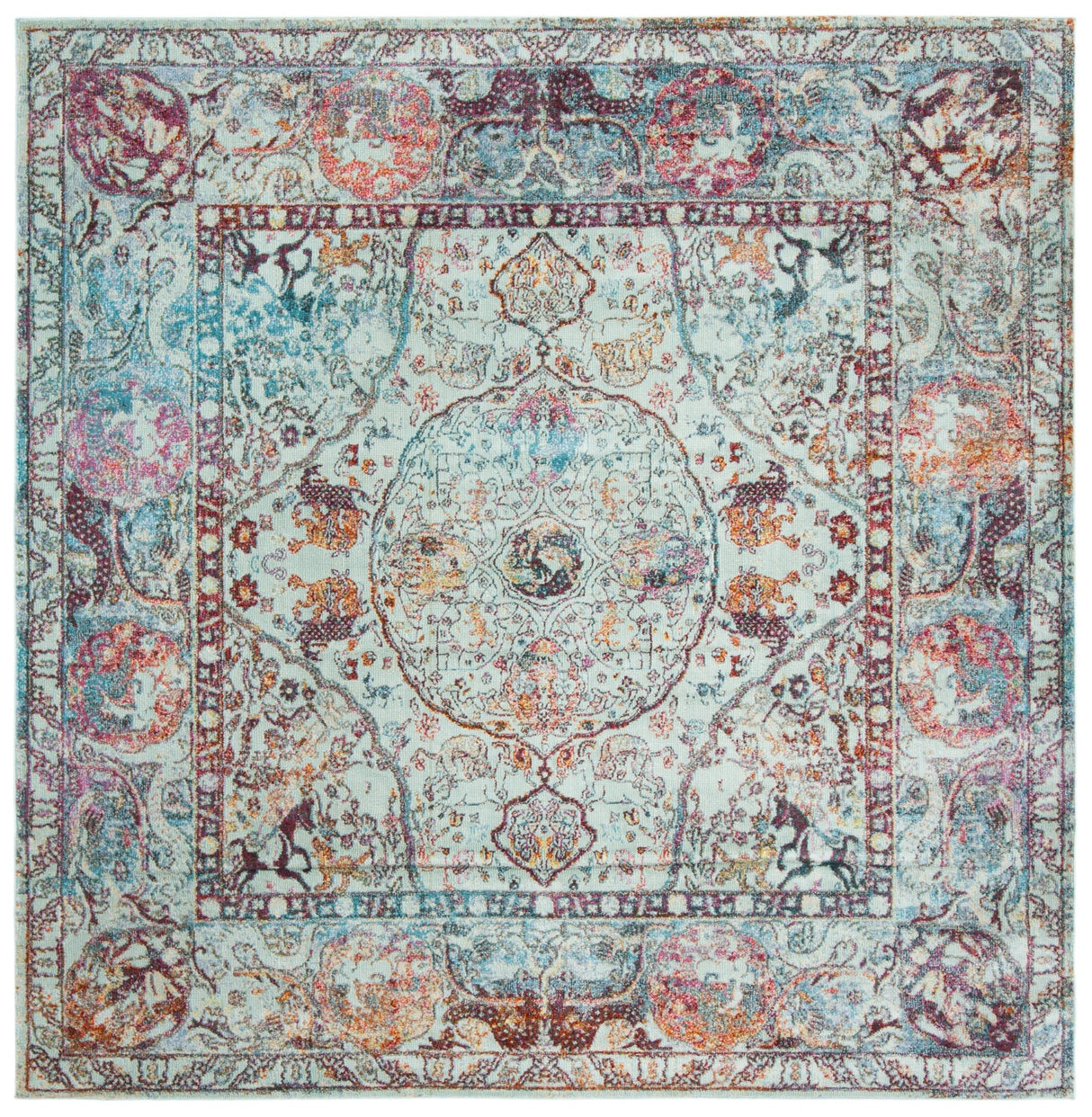 Safavieh Luxor Lux330K Turquoise/Aqua Rug - Safavieh - lux330k - 7sq