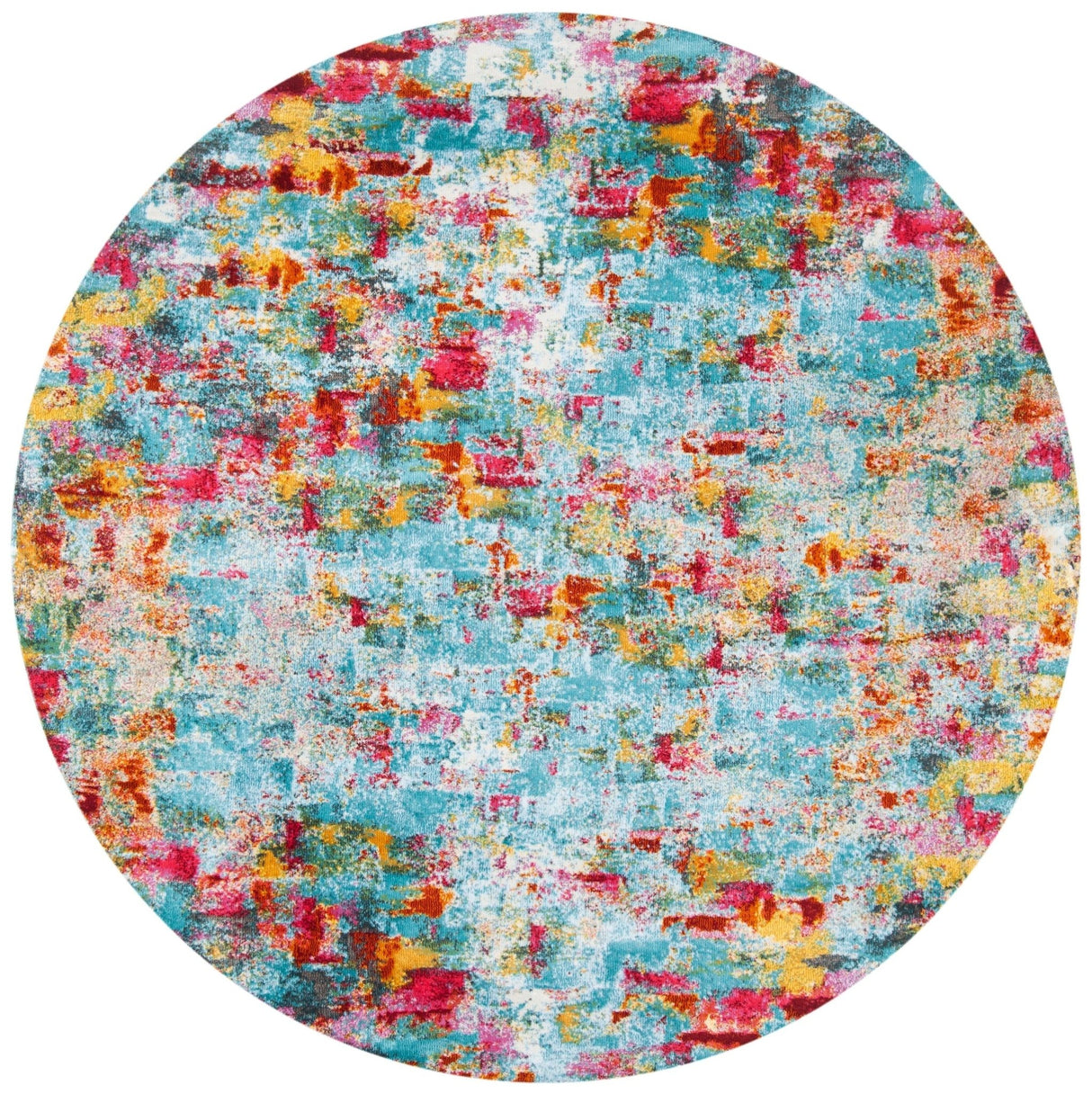 Safavieh Luxor Lux332J Aqua/Fuchsia Rug - Safavieh - lux332j - 7r