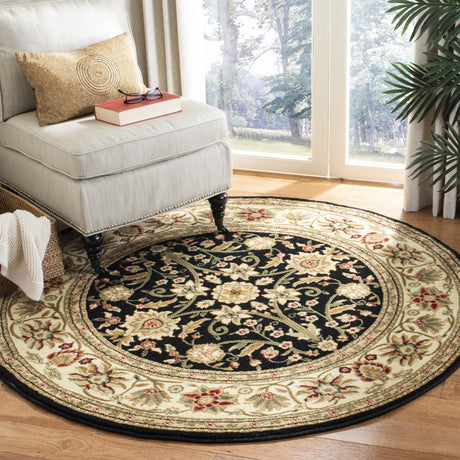 Safavieh Lyndhurst Lnh212A Black/Ivory Rug - Safavieh - lnh212a - 3r