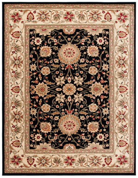 Safavieh Lyndhurst Lnh212A Black/Ivory Rug - Safavieh - lnh212a - 3r