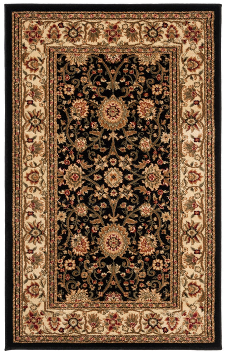 Safavieh Lyndhurst Lnh212A Black/Ivory Rug - Safavieh - lnh212a - 3r