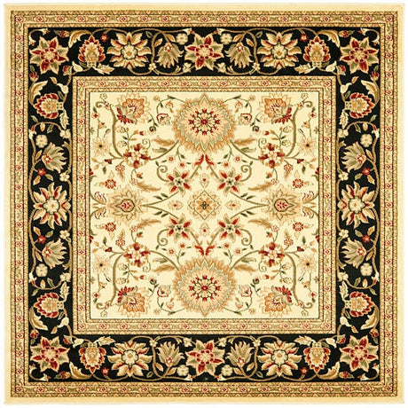 Safavieh Lyndhurst Lnh212B Ivory/Black Rug - Safavieh - lnh212b - 3sq