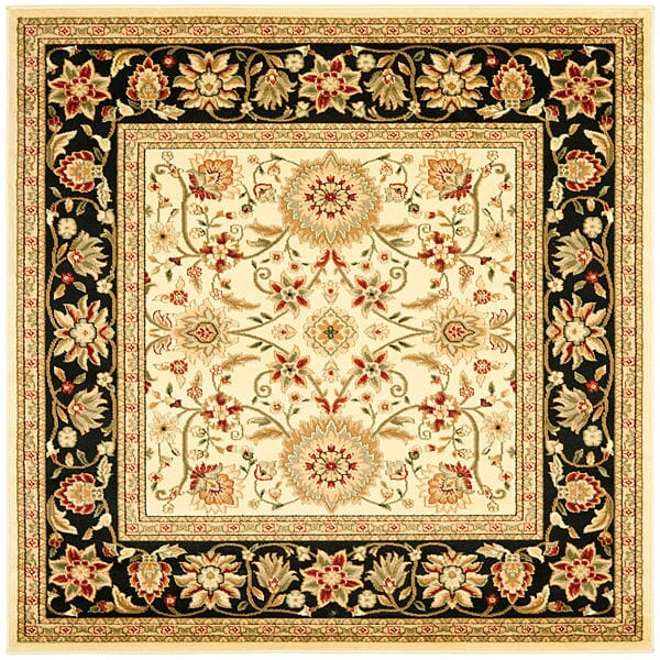 Safavieh Lyndhurst Lnh212B Ivory/Black Rug - Safavieh - lnh212b - 3sq