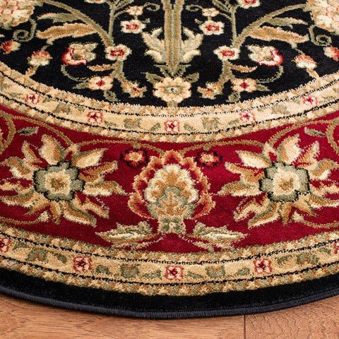 Safavieh Lyndhurst Lnh212G Black/Red Rug - Safavieh - lnh212g - 3r