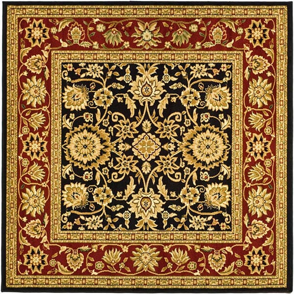 Safavieh Lyndhurst Lnh212G Black/Red Rug - Safavieh - lnh212g - 3sq