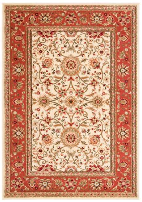 Safavieh Lyndhurst Lnh212R Ivory/Rust Rug - Safavieh - lnh212r - 3