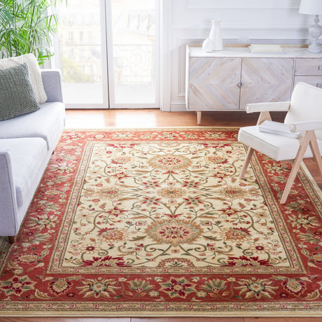 Safavieh Lyndhurst Lnh212R Ivory/Rust Rug - Safavieh - lnh212r - 6r