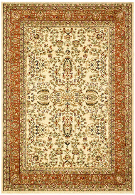 Safavieh Lyndhurst lnh214r Ivory / Rust Rugs - Safavieh - lnh214r - 3