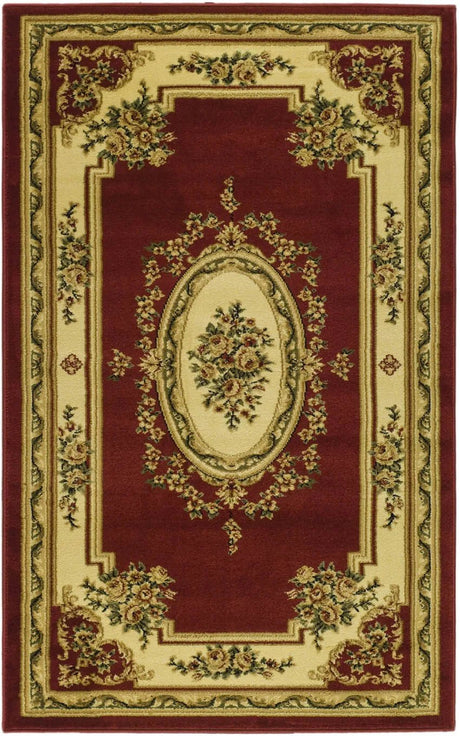 Safavieh Lyndhurst 3'-3" x 5'-3" Rug in Red / Ivory
