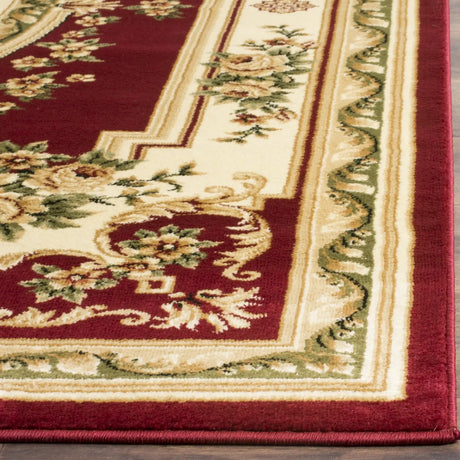 Safavieh Lyndhurst 4'-0" x 6'-0" Rug in Red / Ivory