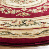 Safavieh Lyndhurst 5'-3" x 5'-3" Rug in Red / Ivory