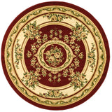 Safavieh Lyndhurst 5'-3" x 5'-3" Rug in Red / Ivory