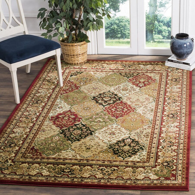 Safavieh Lyndhurst lnh221b Multi / Red Rugs - Safavieh - lnh221b - 3