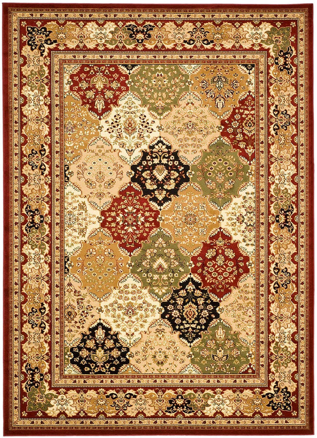 Safavieh Lyndhurst lnh221b Multi / Red Rugs - Safavieh - lnh221b - 3