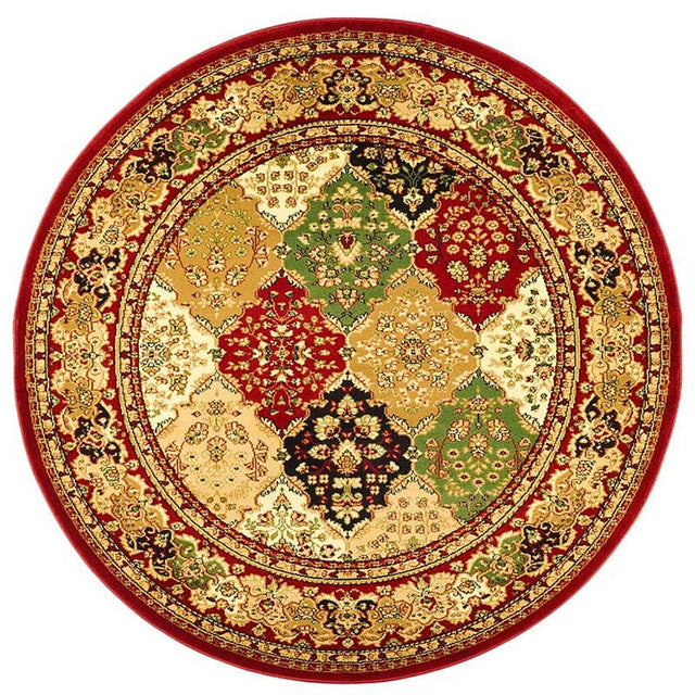 Safavieh Lyndhurst lnh221b Multi / Red Rugs - Safavieh - lnh221b - 5r