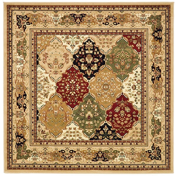 Safavieh Lyndhurst lnh221c Multi / Black Rugs - Safavieh - lnh221c - 6sq