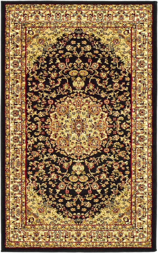 Safavieh Lyndhurst lnh222a Black / Ivory Rugs - Safavieh - lnh222a - 5r