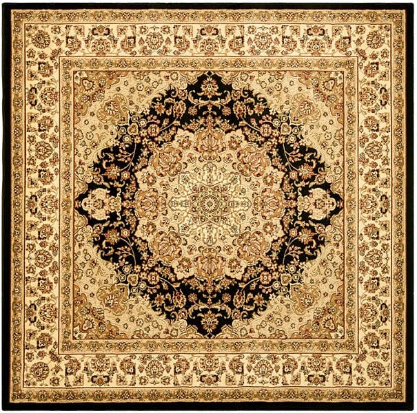 Safavieh Lyndhurst lnh222a Black / Ivory Rugs - Safavieh - lnh222a - 8sq