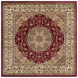 Safavieh Lyndhurst 6'-0" x 6'-0" Rug in Red / Ivory