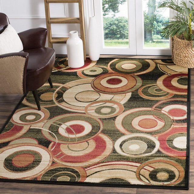 Safavieh Lyndhurst lnh225b Black / Multi Rugs - Safavieh - lnh225b - 3